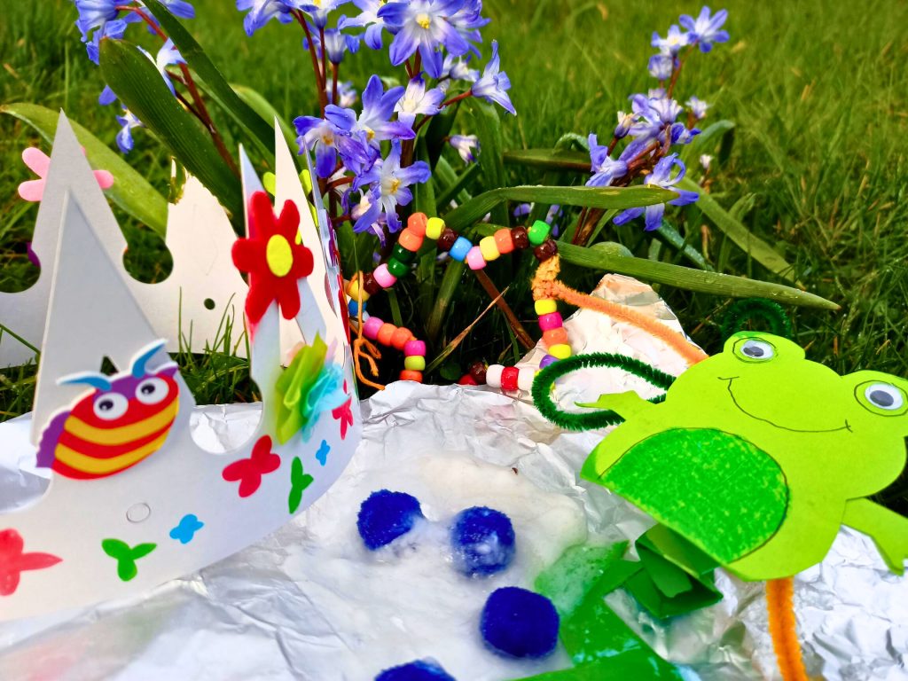 Easter holiday craft activities at Sheffield Manor Lodge.