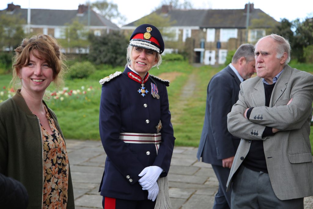 The Green Estate was officially presented with the King’s Award for Enterprise trophy by Dame Hilary Chapman DBE